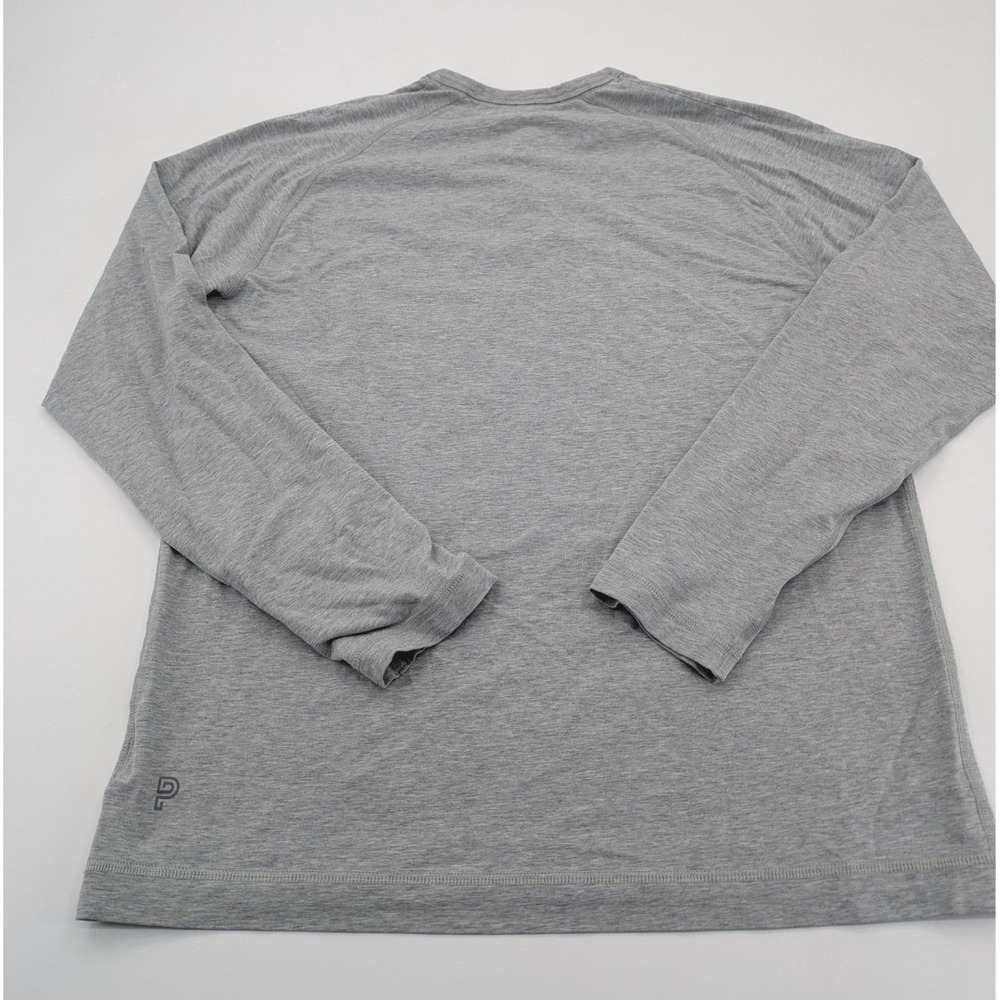 Public Rec Shirt Mens Large Gray Henley Go To Long Sleeve Performance Pullover - Picture 2 of 8